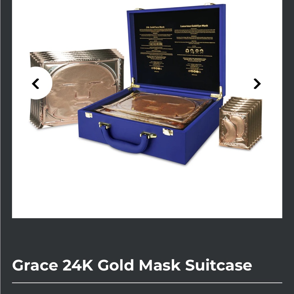 Grace 24K Gold Mask Suitcase